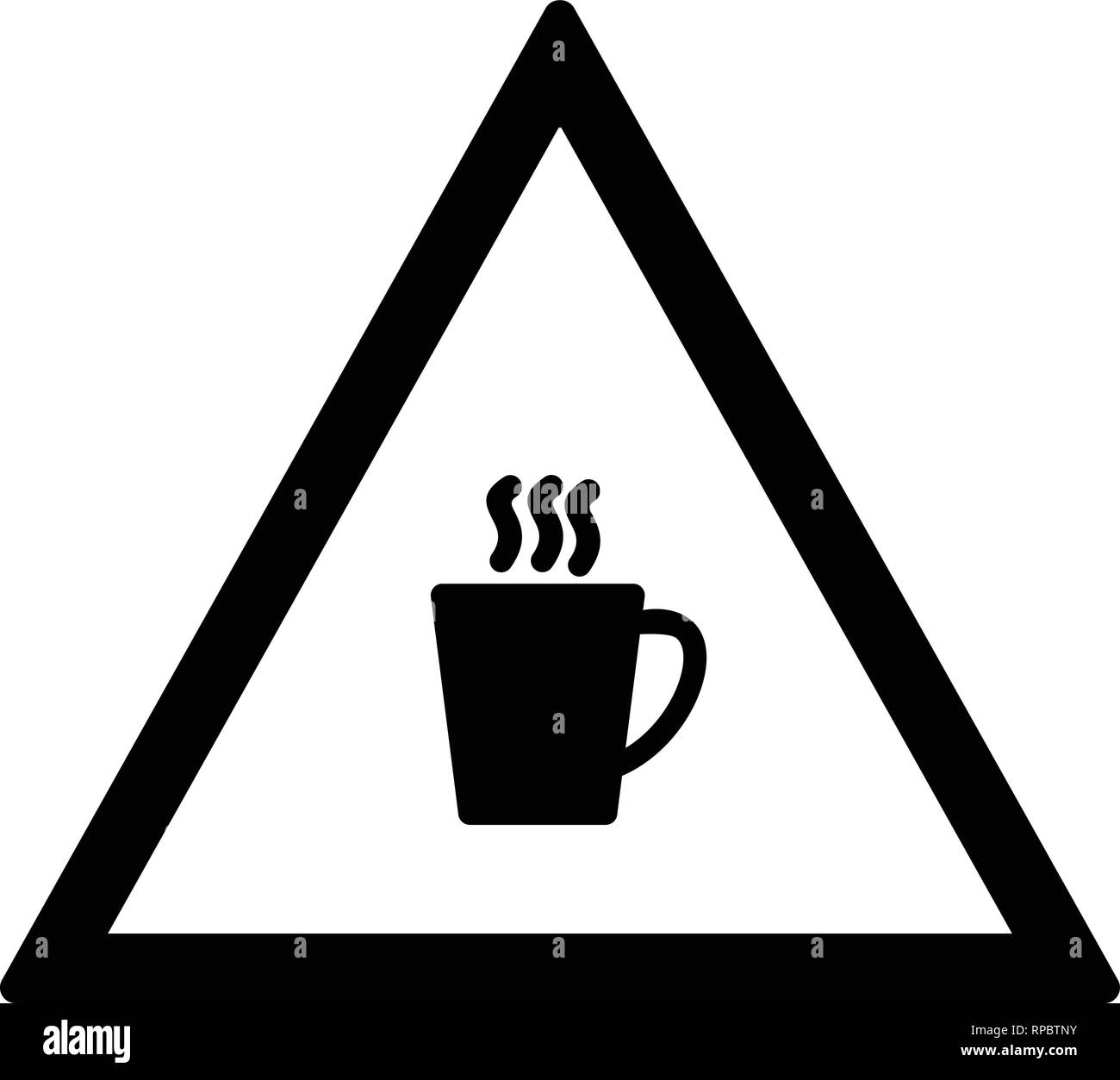 Vector Cafeteria Road Sign Icon Stock Vector Image & Art - Alamy