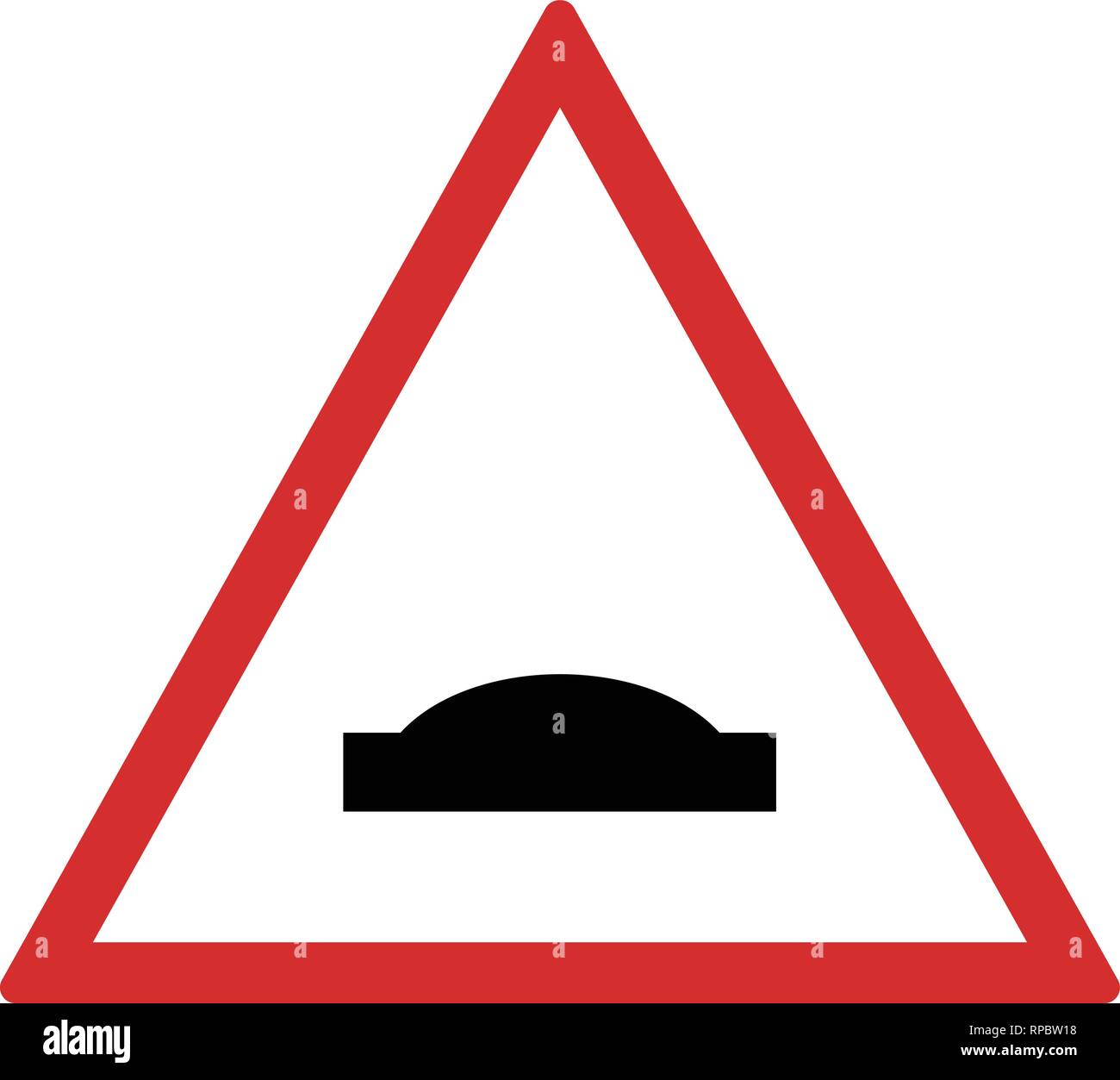Vector Hump bridge Road Sign Icon Stock Vector Image & Art - Alamy