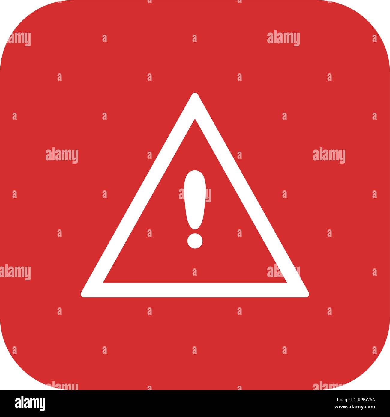 Vector Other dangers Road Sign Icon Stock Vector