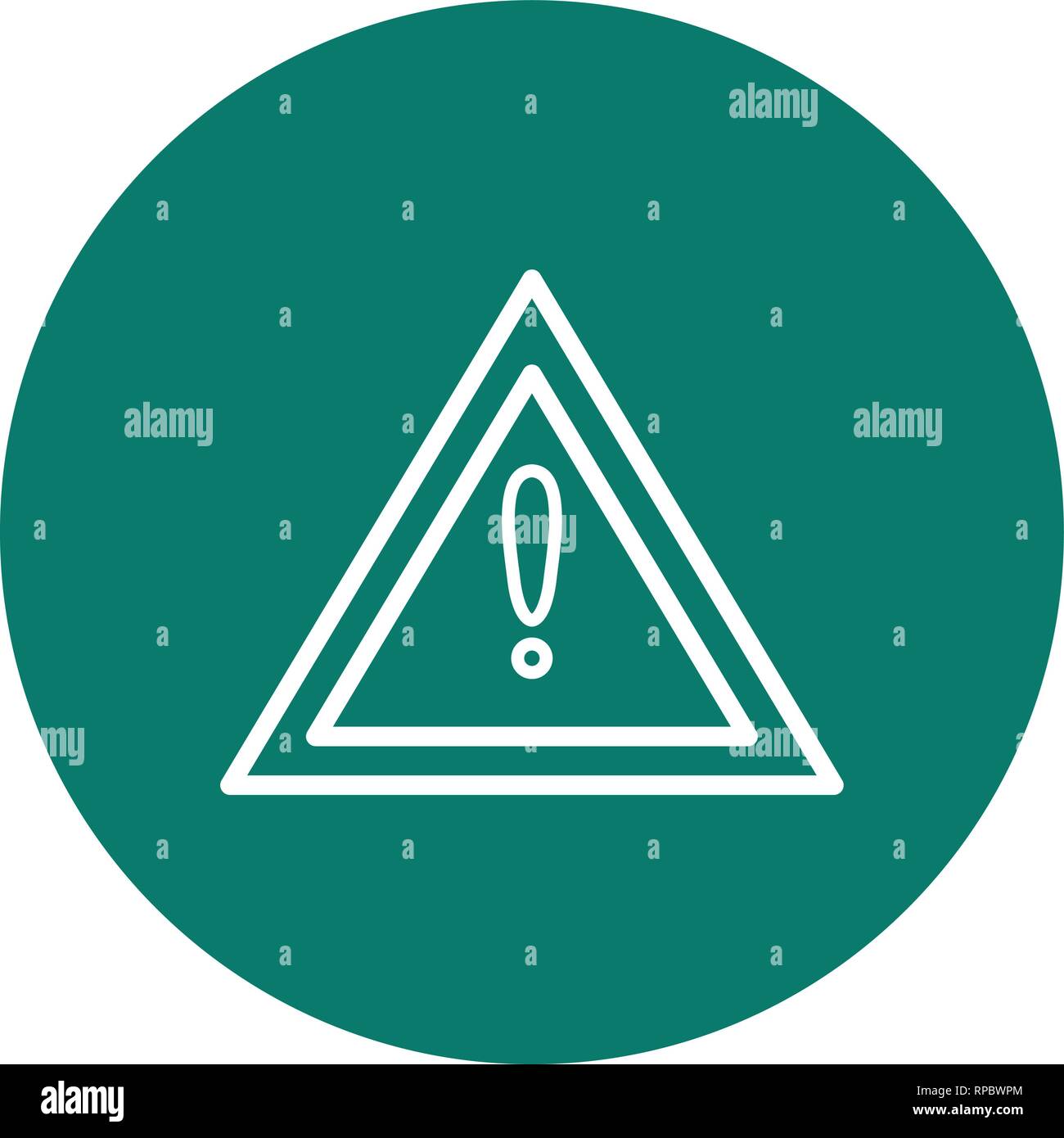 Vector Other dangers Road Sign Icon Stock Vector