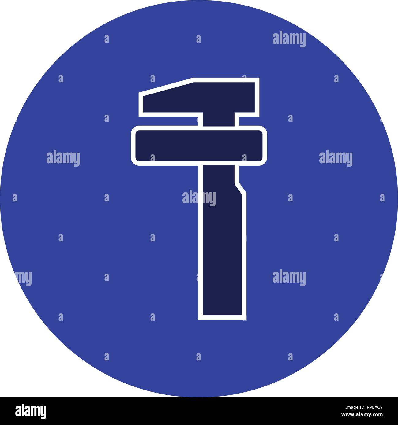 Vector Break Down Service Road Sign Icon Stock Vector Image & Art Alamy