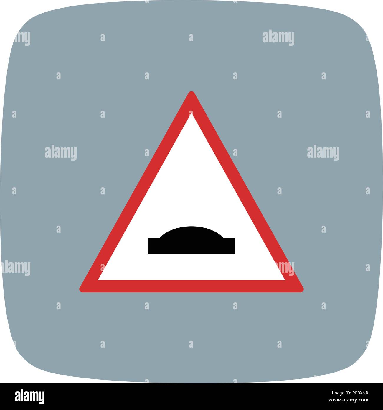 Vector Hump bridge Road Sign Icon Stock Vector Image & Art - Alamy