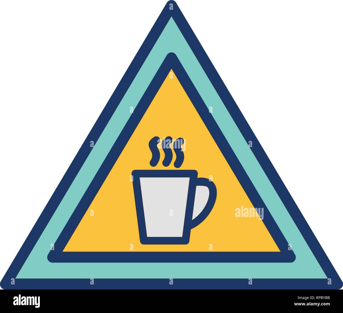Vector Cafeteria Road Sign Icon Stock Vector Image & Art - Alamy