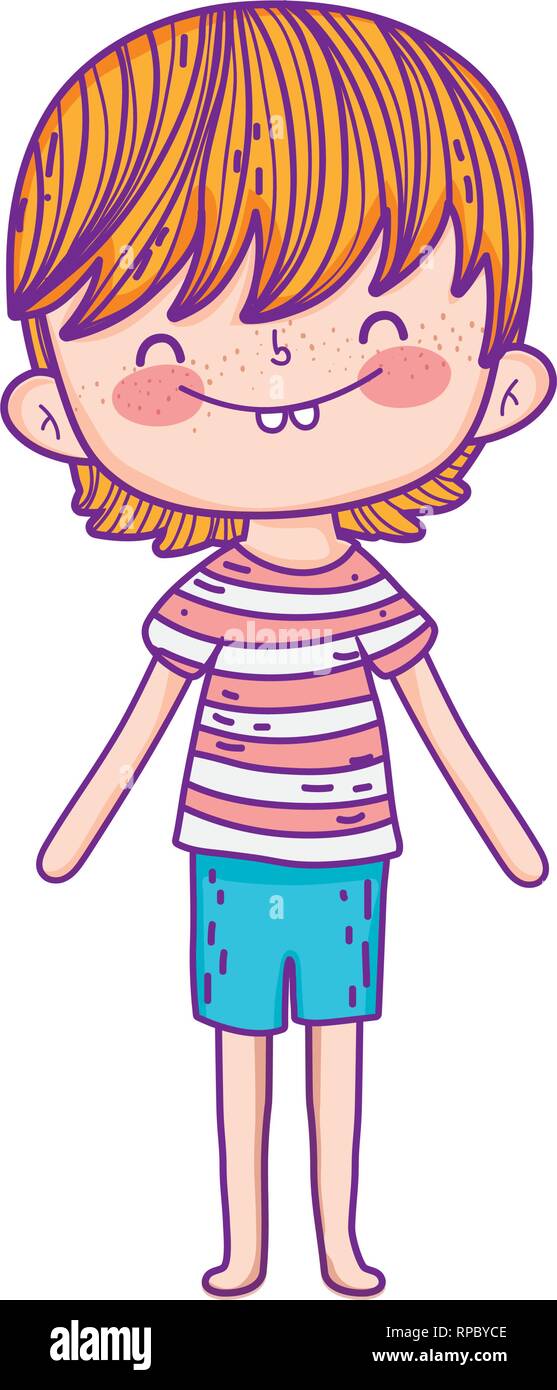 cute little boy character Stock Vector Image & Art - Alamy