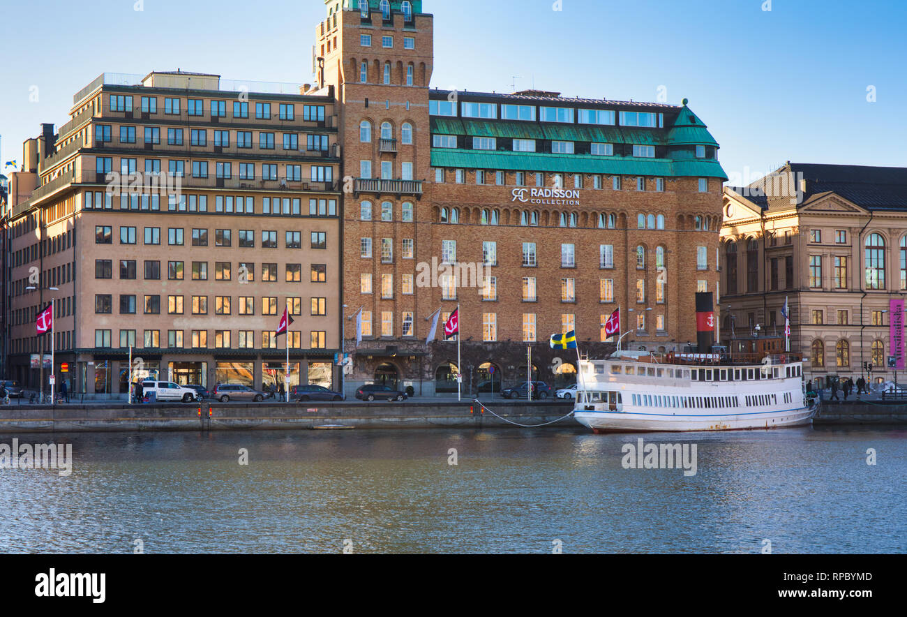 Radisson Collection Hotel, Nybrokajen, Stockholm, Sweden, Scandinavia Stock Photo