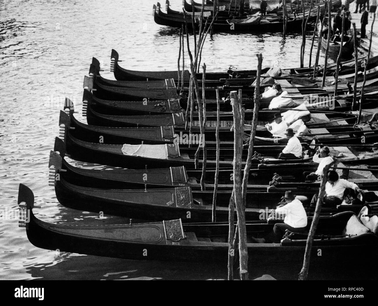 gondolas, venice, italy 194050 Stock Photo Alamy