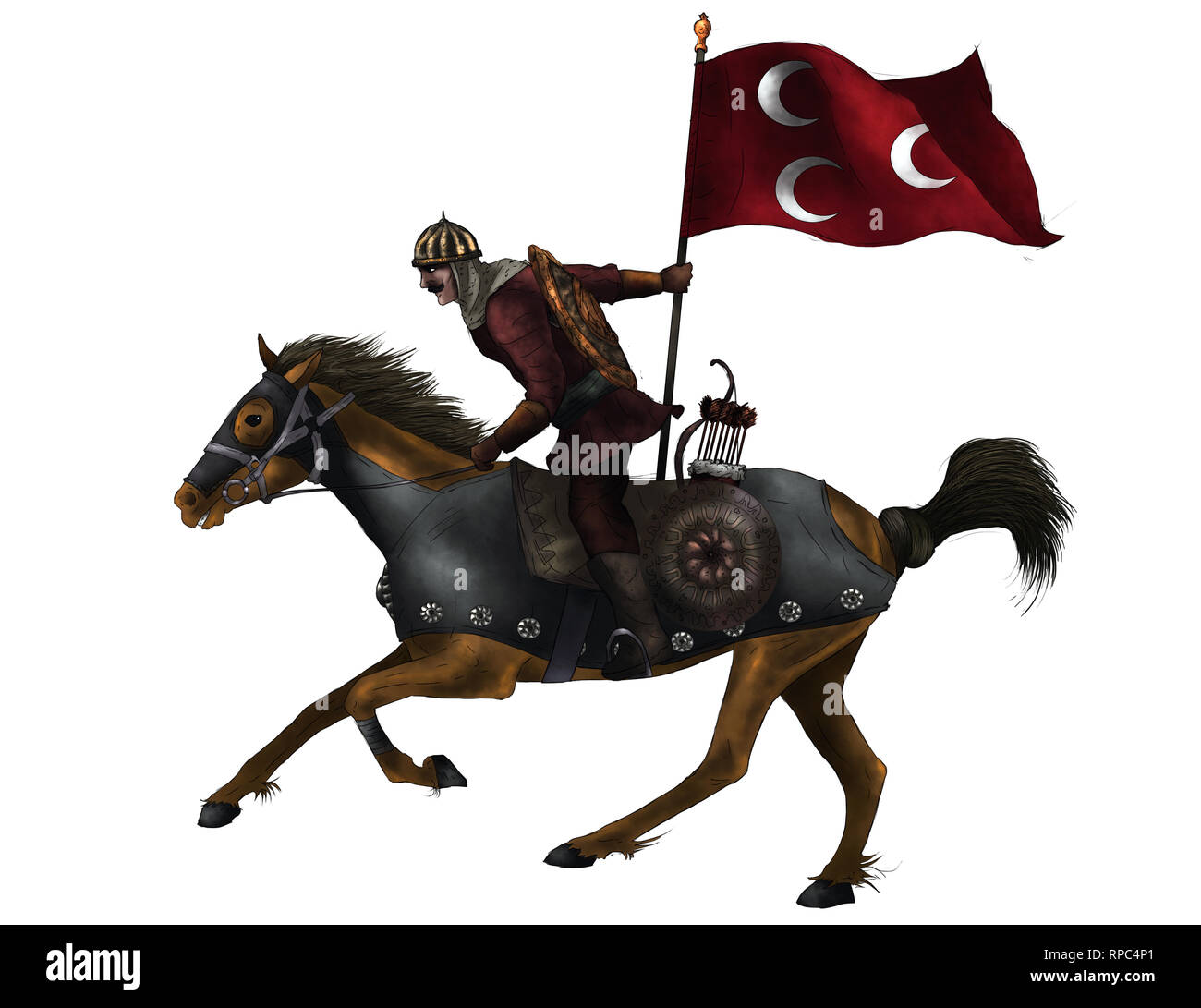 Mongol warrior battle uniform hi-res stock photography and images - Alamy