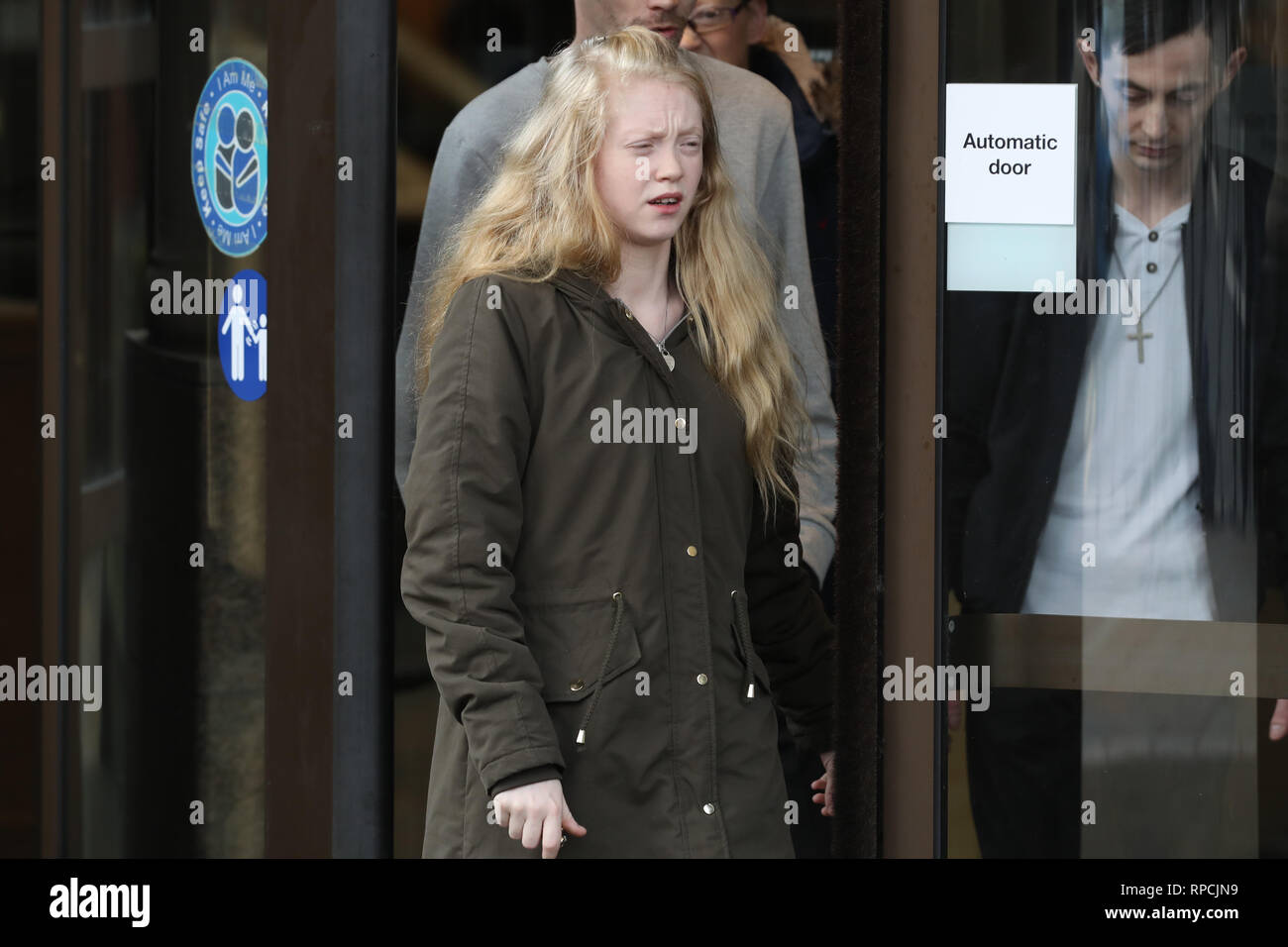 Georgina Lochrane at the High Court in Glasgow, where a teenager is on ...