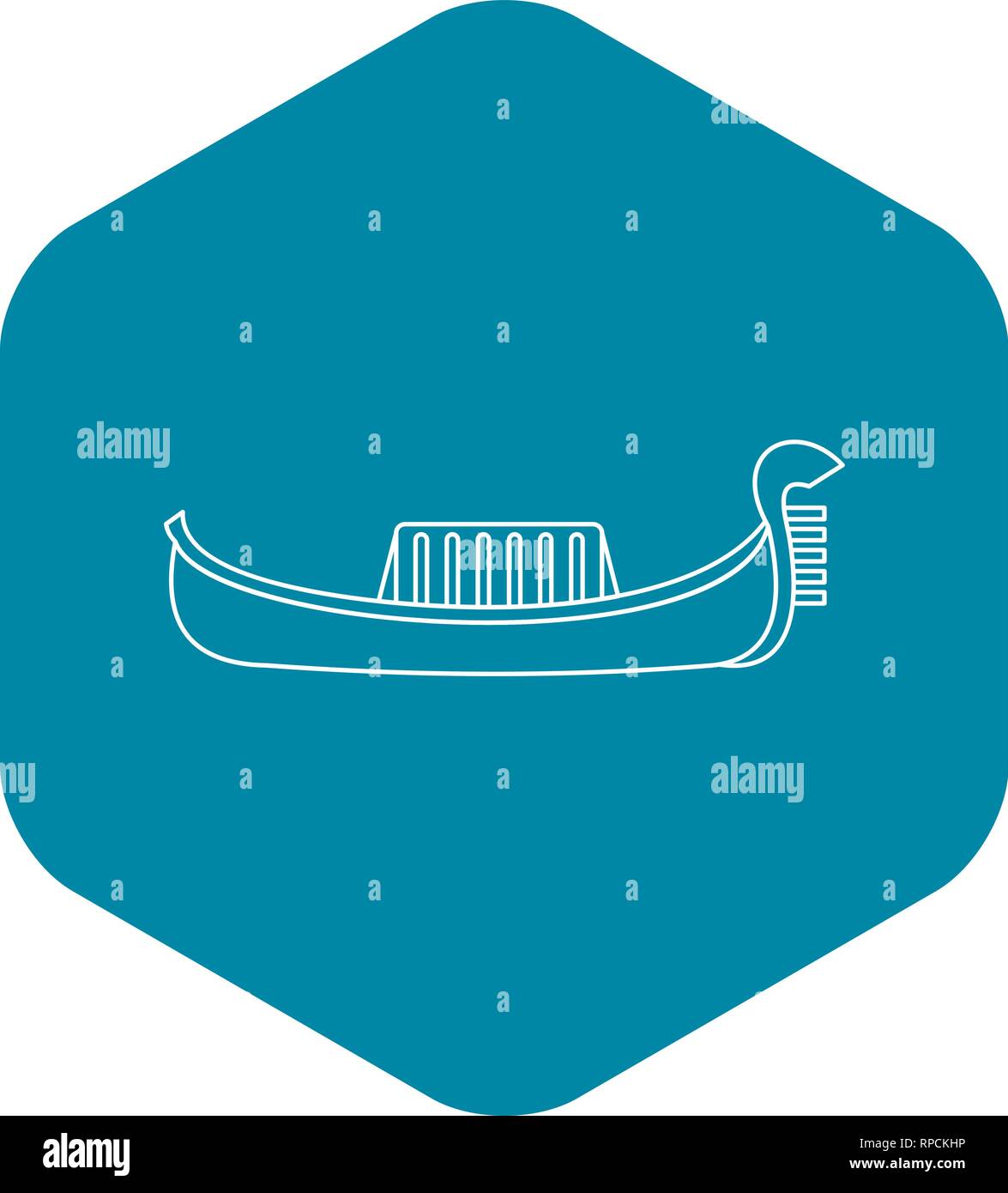 Gondola icon, outline style Stock Vector Image &amp; Art - Alamy