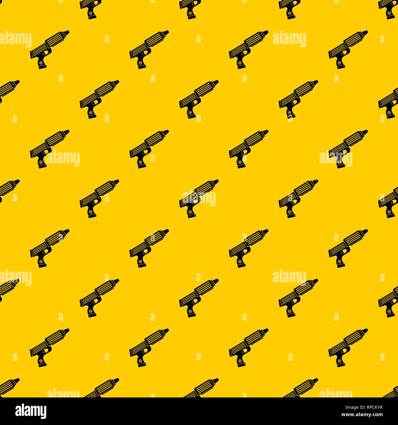 Plastic gun toy pattern vector Stock Vector