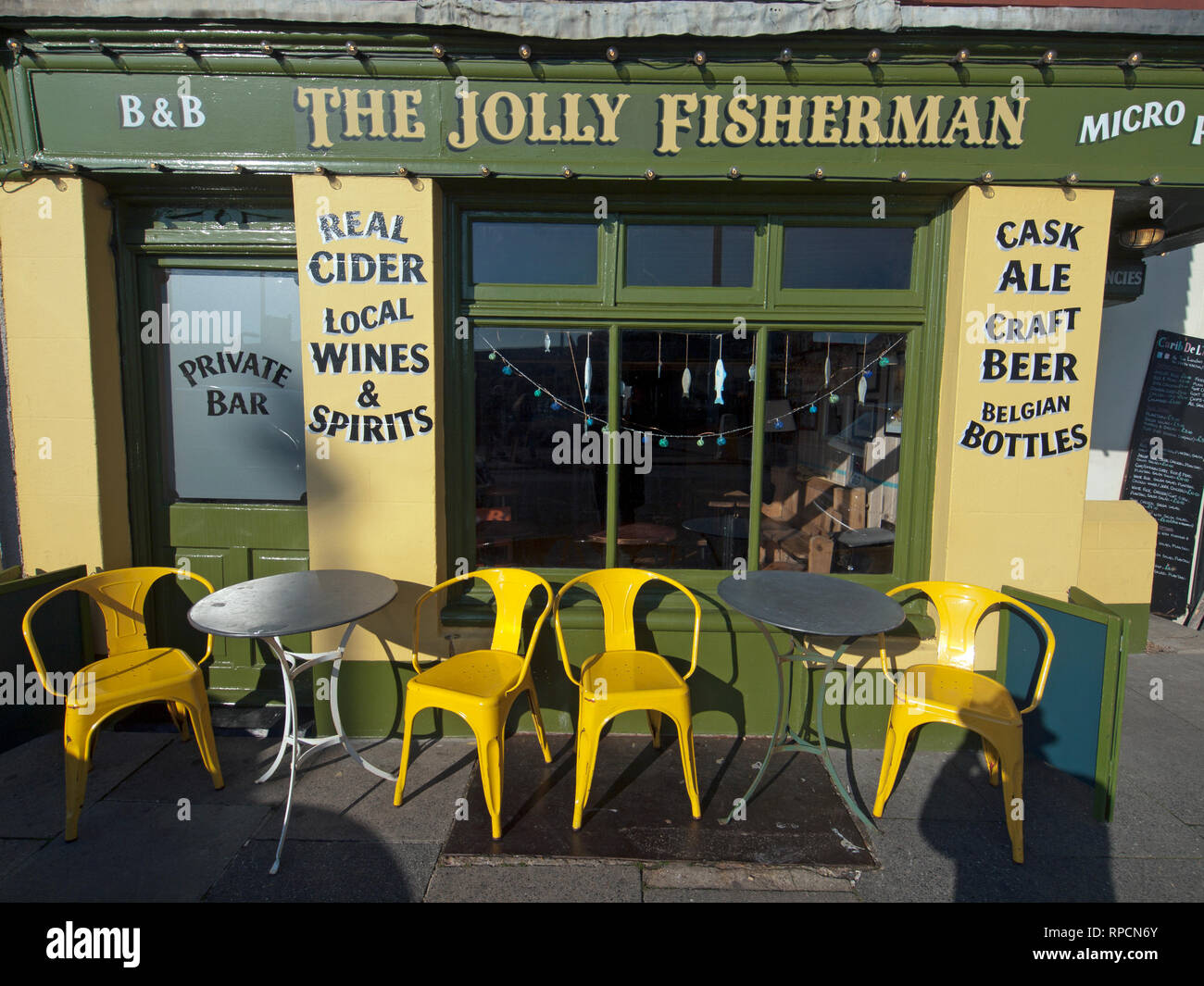 The Jolly Fisherman, a pub in Hastings Stock Photo Alamy