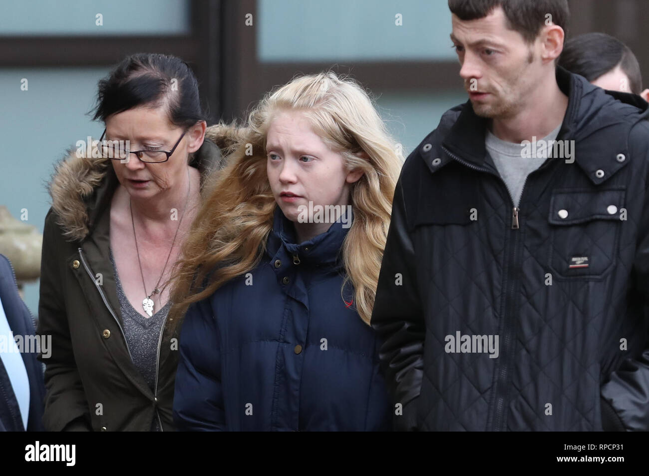 Georgina Lochrane at the High Court in Glasgow, where a teenager is on ...