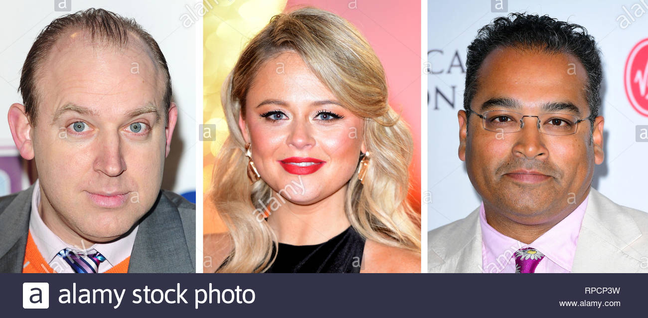 Undated File Photos Of Left To Right Tim Vine Emily Atack And