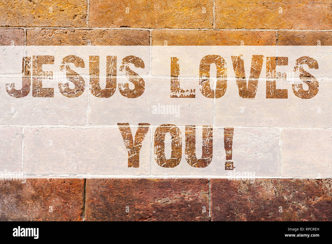 Jesus loves you sign hi-res stock photography and images - Alamy