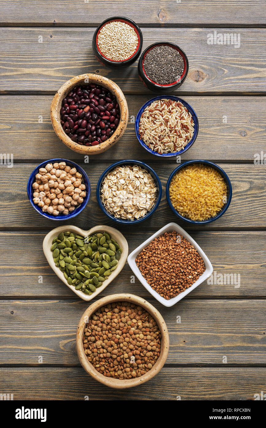 Whole grains legumes hires stock photography and images Alamy