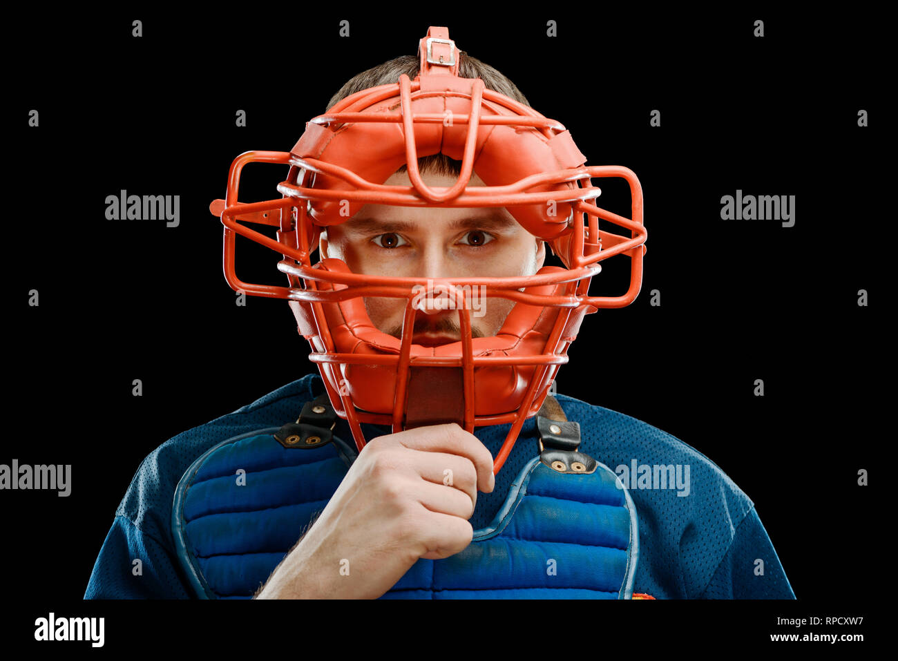 catchers mask stock photos - OFFSET