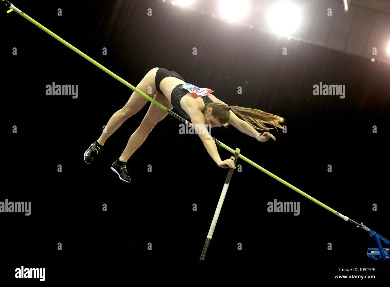 Canada's Alysha Newman during the Women's Pole Vault Stock Photo - Alamy