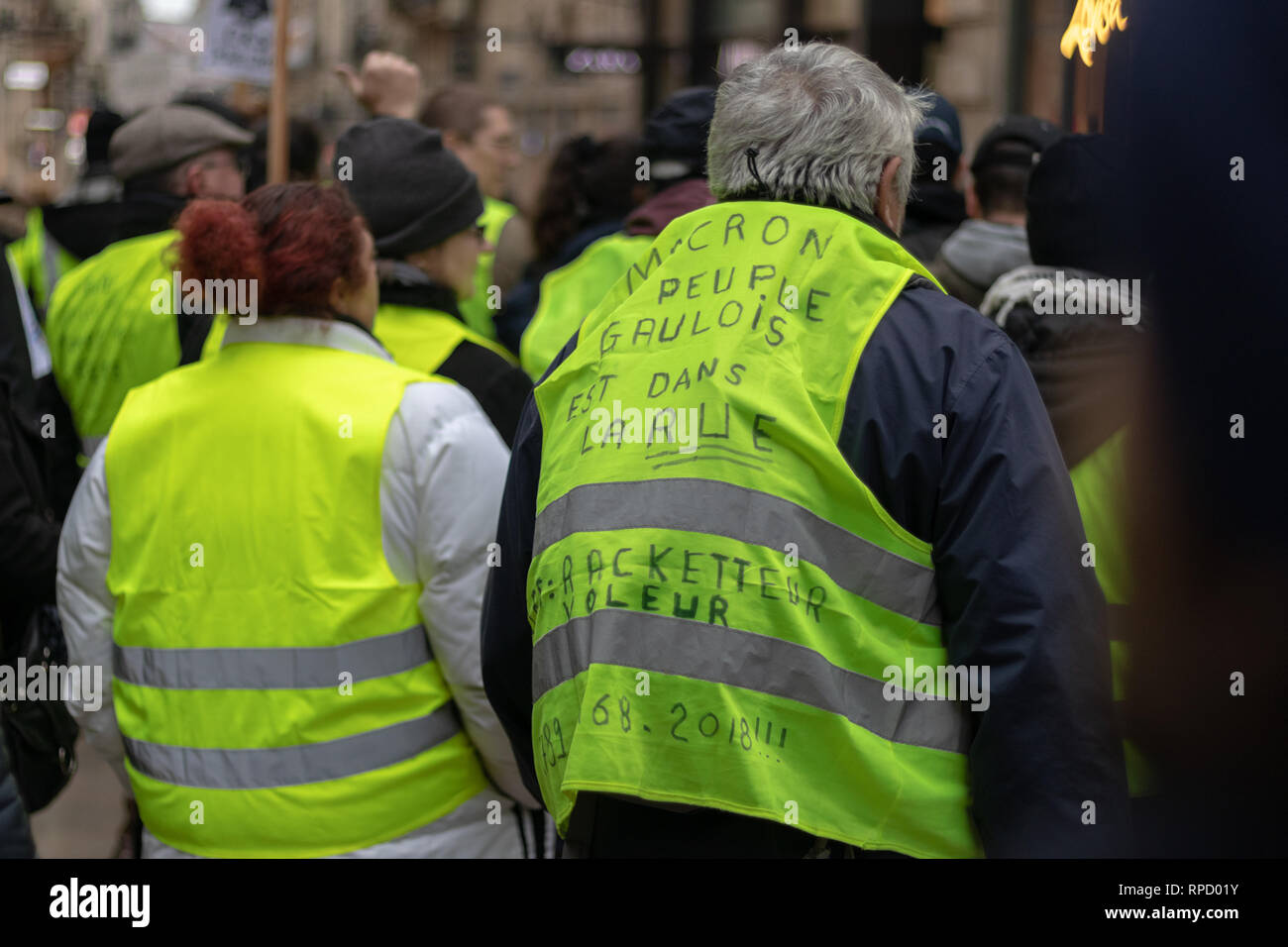 Yellow Jackets "Gilets Jaunes" in France Stock Photo - Alamy
