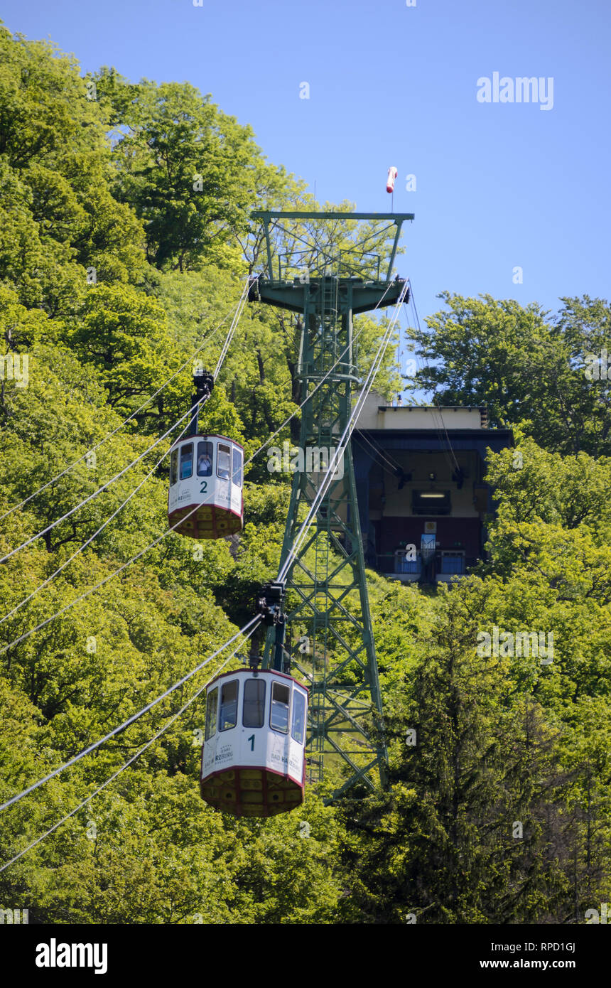 Seilbahn Auf Den Gro en Burgberg Bad Harzburg Harz Niedersachsen 