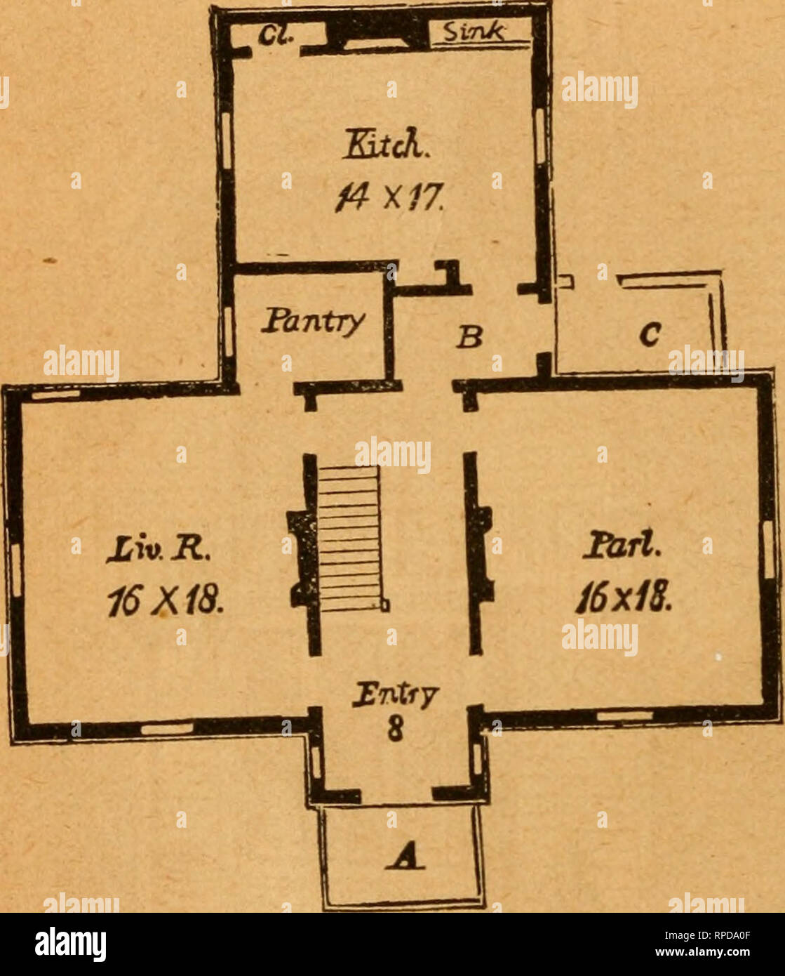 The American Farm And Stock Manual Agriculture Home Economics 12 The Fabm A Water Pipe Should Be Brought The First Story Of This Cottage Is 10 Feet And The Second Story 5
