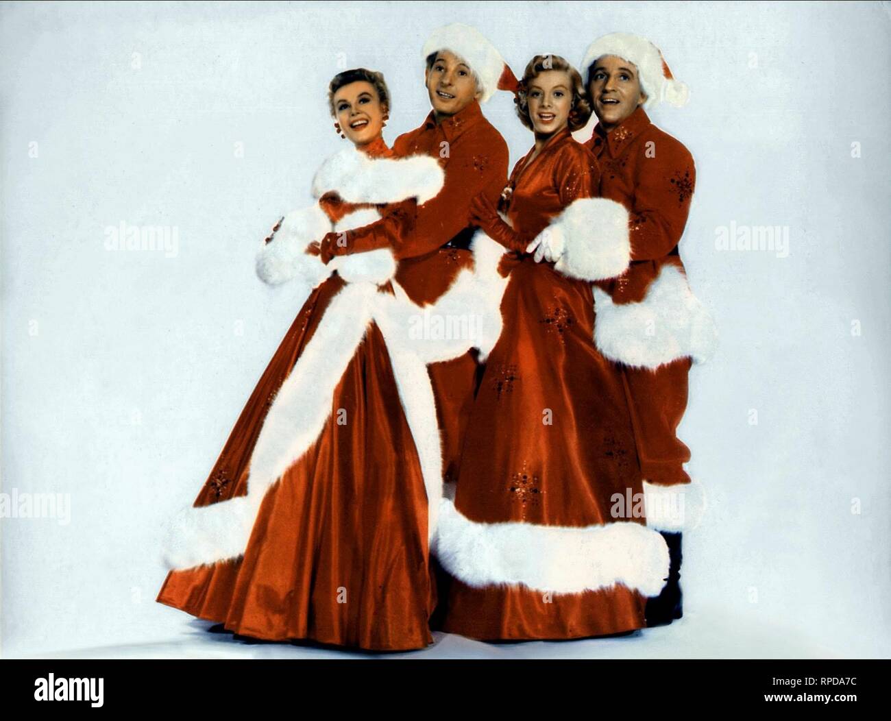 VERA-ELLEN,KAYE,CLOONEY,CROSBY, WHITE CHRISTMAS, 1954 Stock Photo