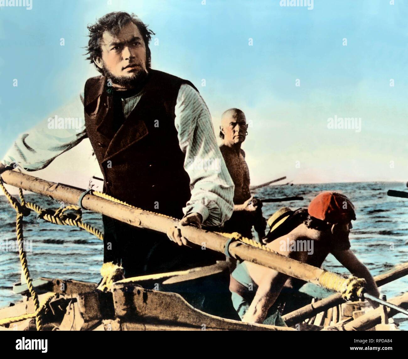 Gregory Peck Moby Dick 1956 Stock Photo Alamy