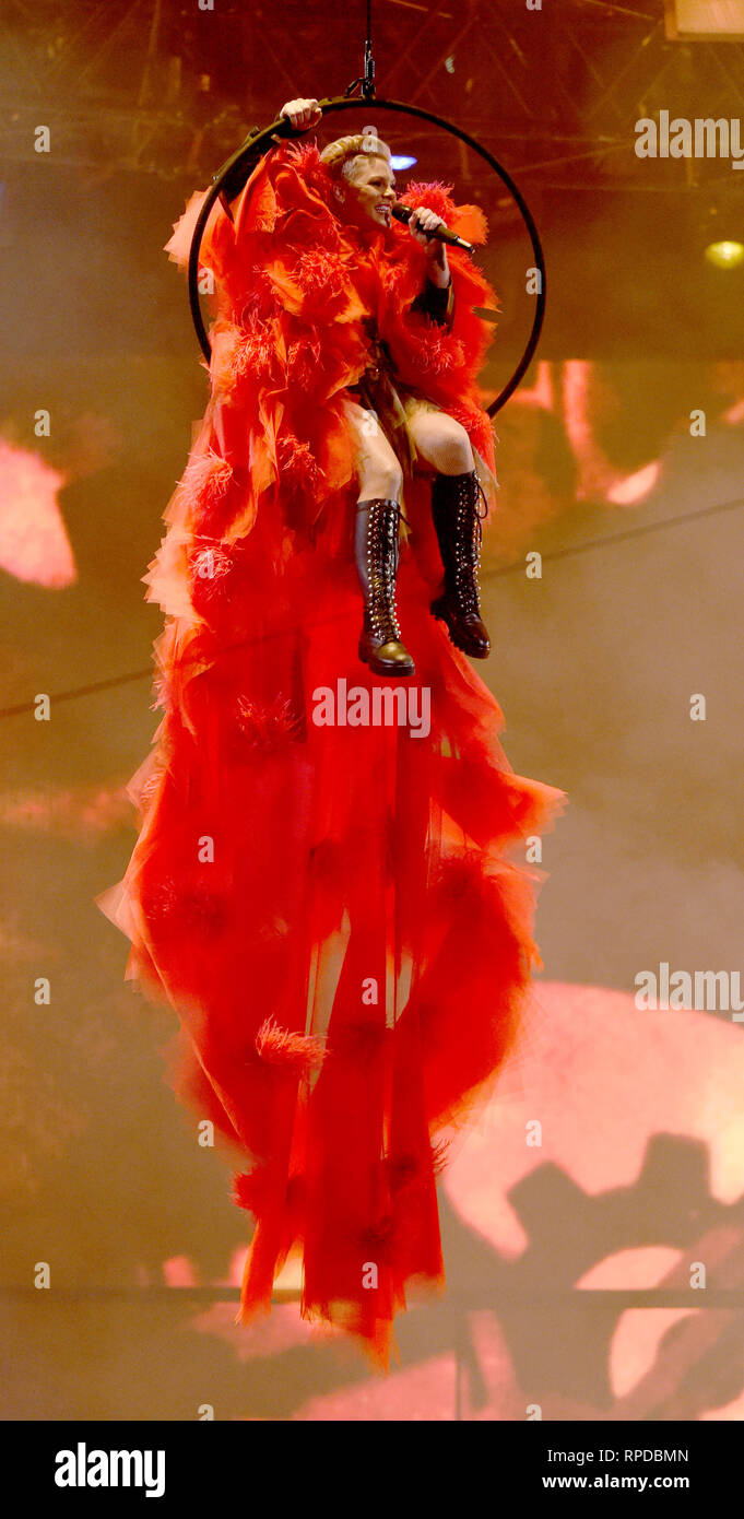 Photo Must Be Credited ©Alpha Press 079965 20/02/2019 Pink Alecia Moore ...
