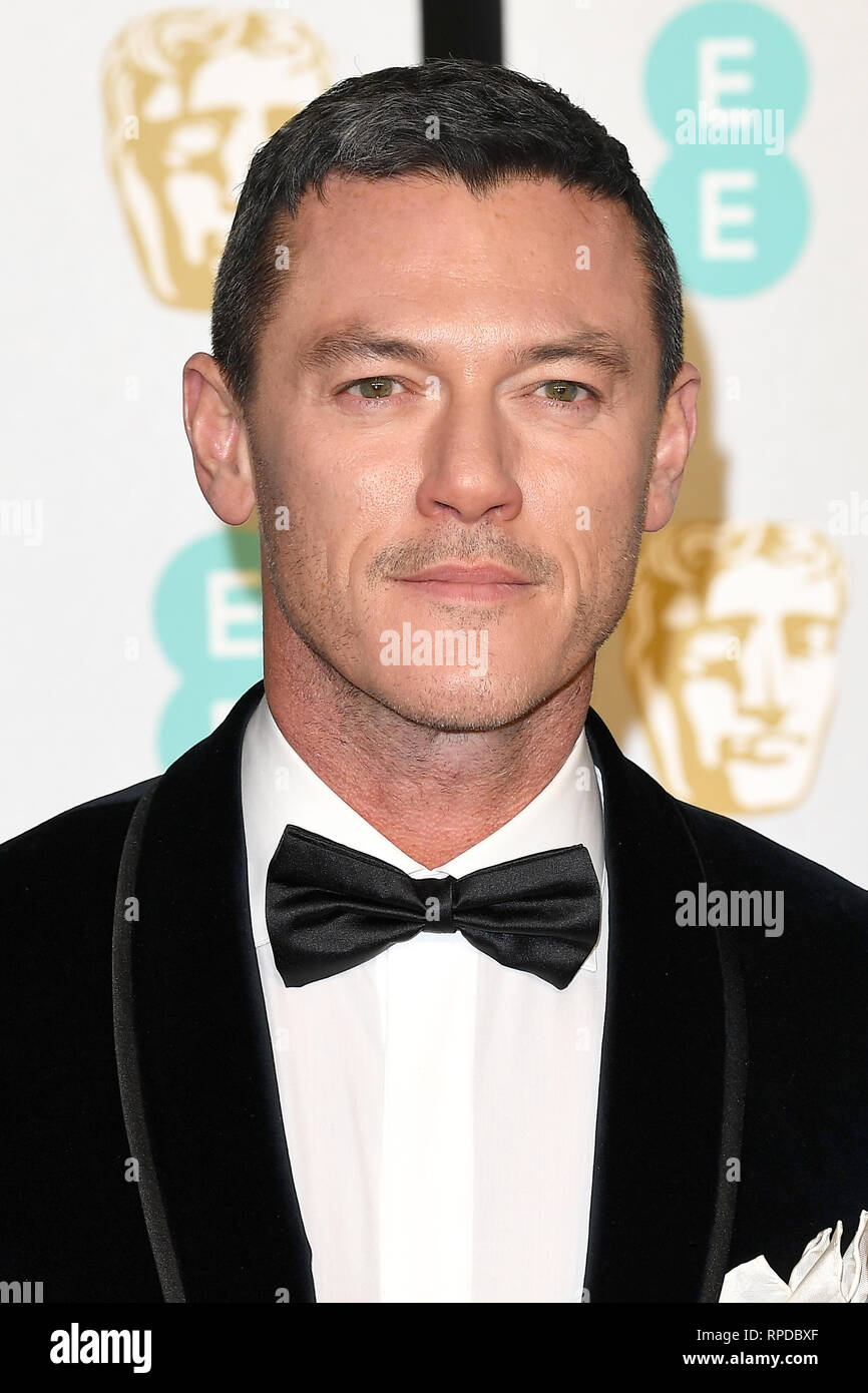 Welsh actor Luke Evans attends the EE British Academy Film Awards at The Royal Albert Hall in London.10th February 2019 © Paul Treadway Stock Photo