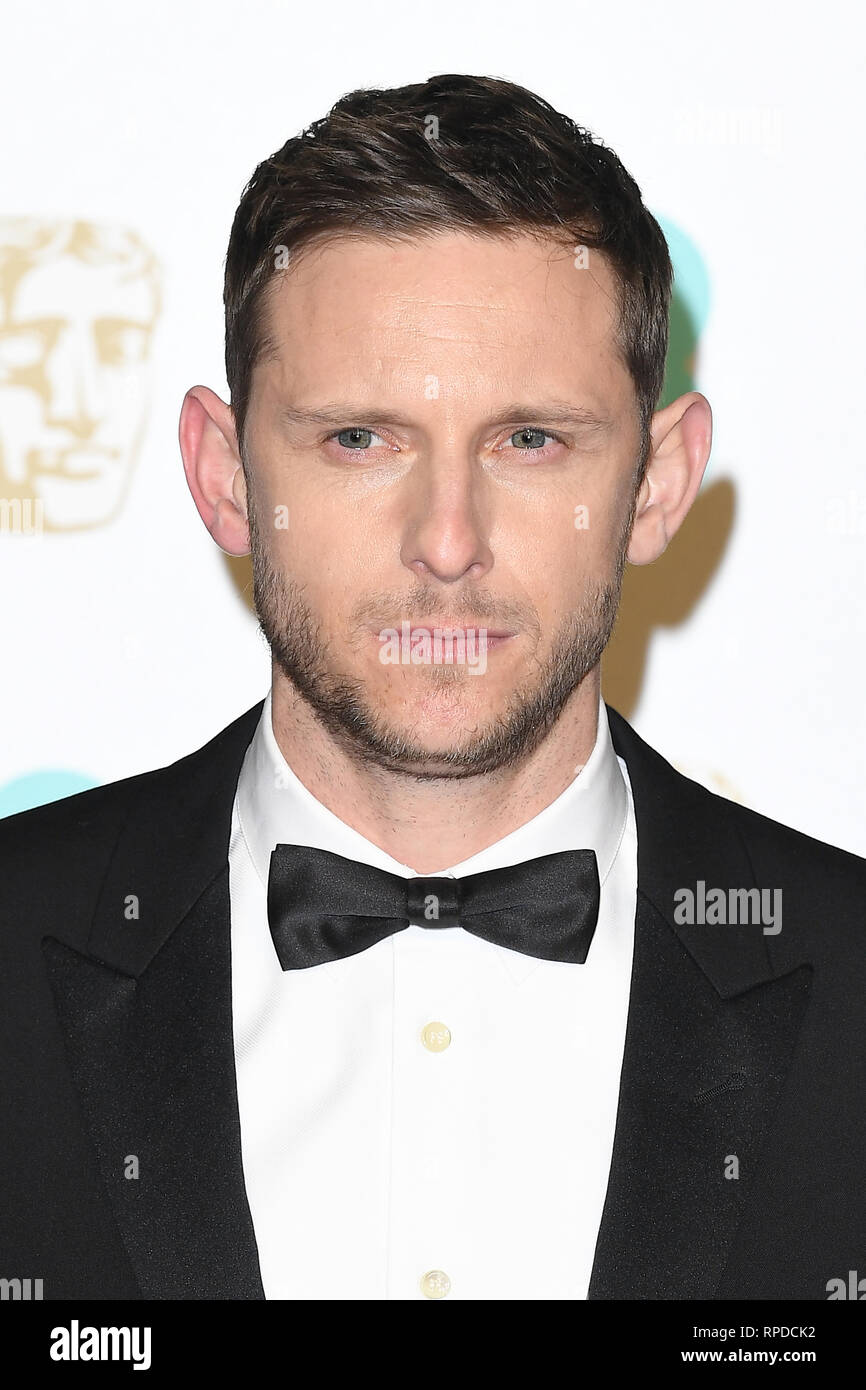 English actor Jamie Bell attends the EE British Academy Film Awards at The Royal Albert Hall in London.10th February 2019 © Paul Treadway Stock Photo