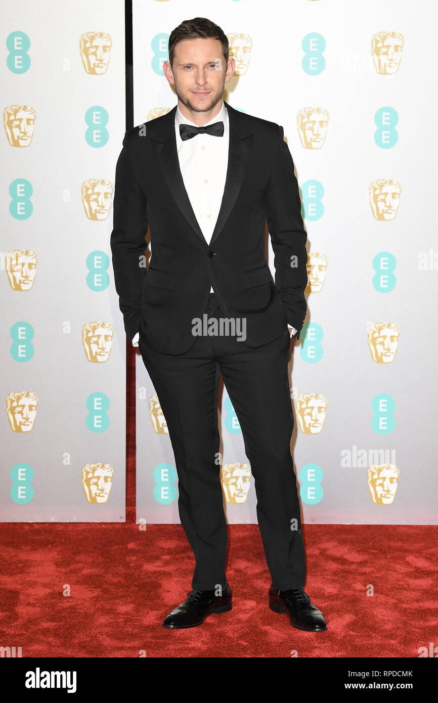 English actor Jamie Bell attends the EE British Academy Film Awards at The Royal Albert Hall in London.10th February 2019 © Paul Treadway Stock Photo