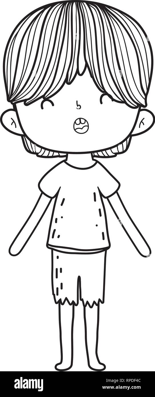 cute little boy character Stock Vector Image &amp; Art - Alamy