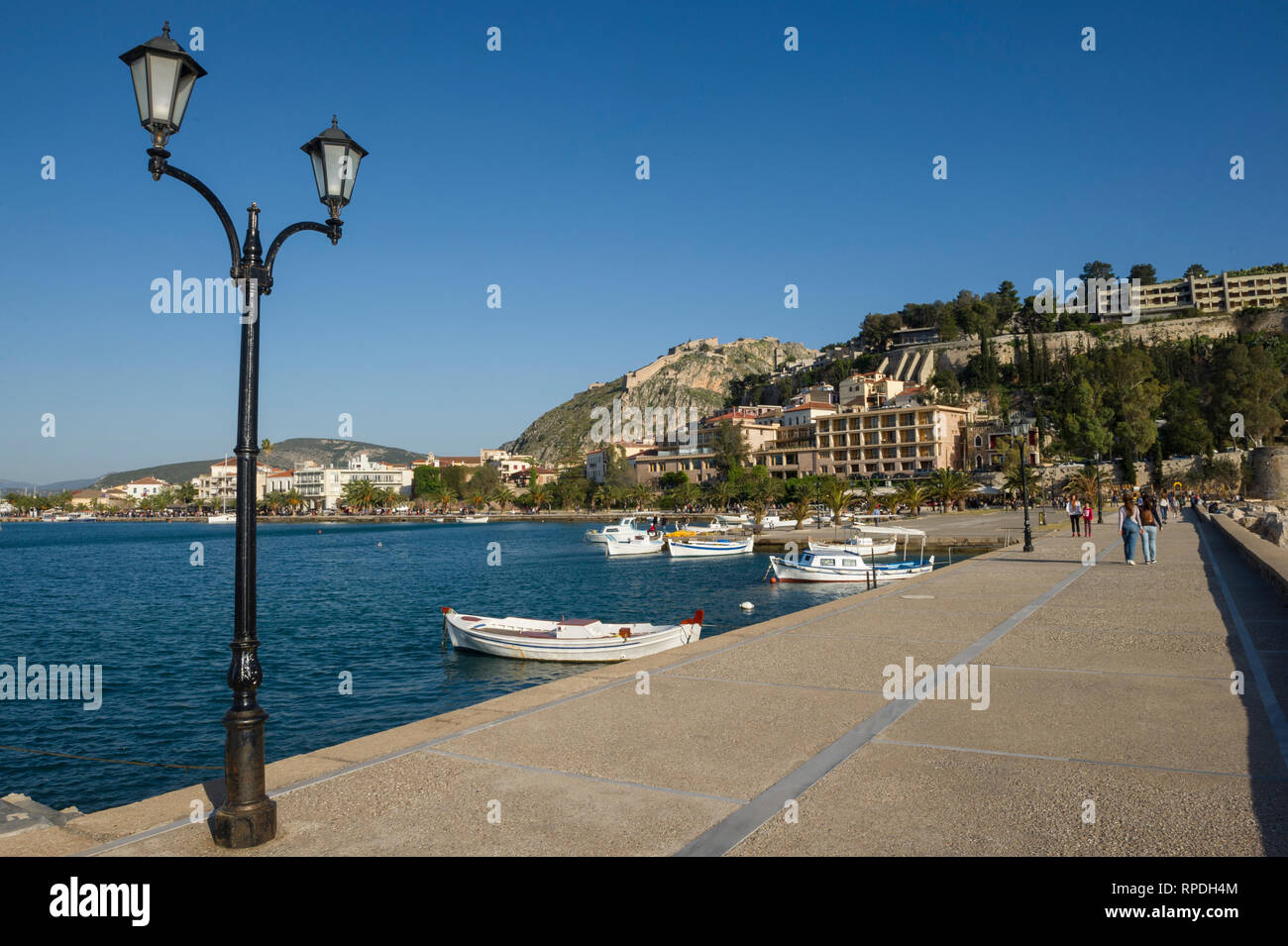Nafplio harbour town peloponnese greece hi-res stock photography and ...