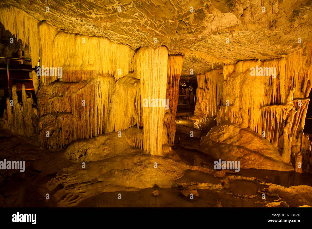 Kapsia Cave, Tripoli, Arcadia, Greece Stock Photo
