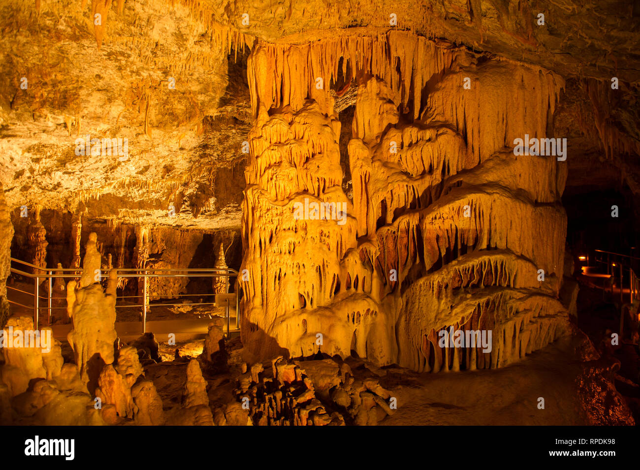 Kapsia Cave, Tripoli, Arcadia, Greece Stock Photo