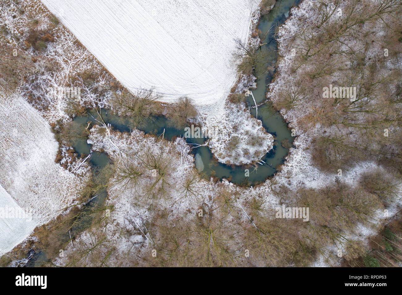Top view of river hi-res stock photography and images - Alamy