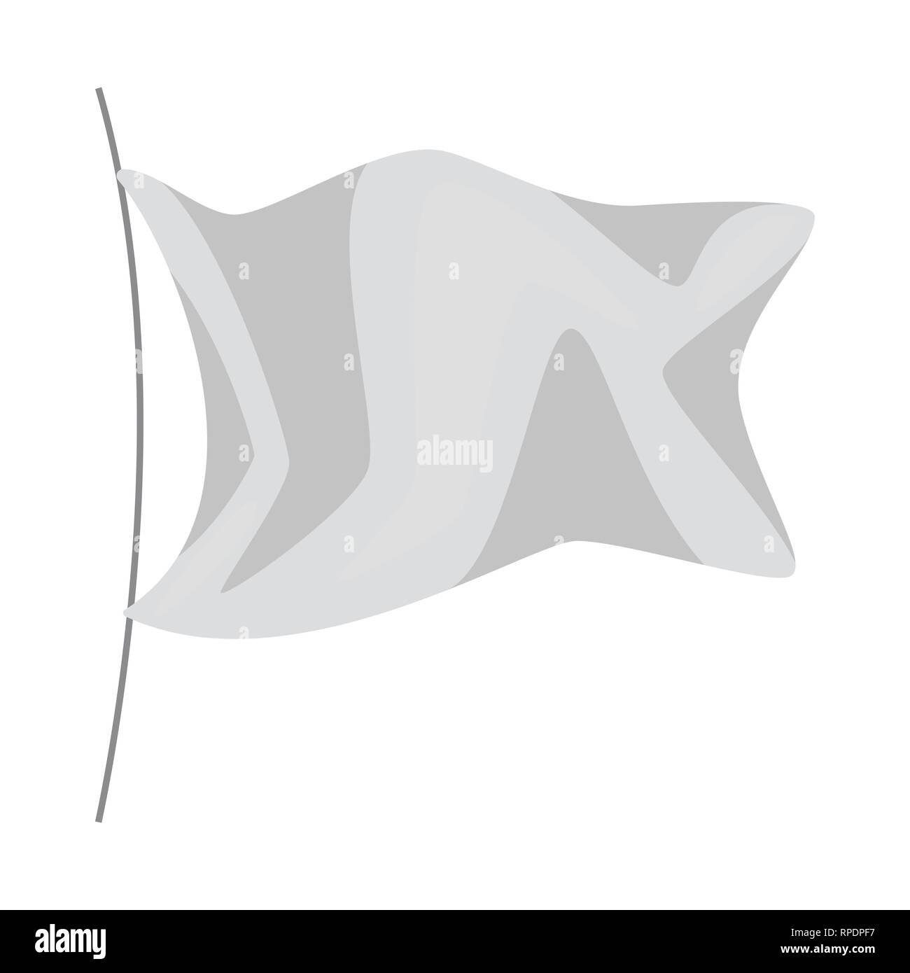 Sheet Flagstaff Cotton Wind Rope Promotional Textile Fabric White