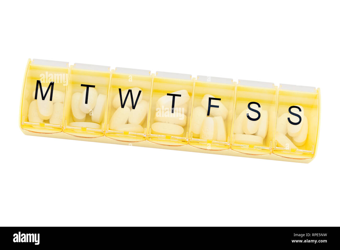 Pill Organiser Stock Photo