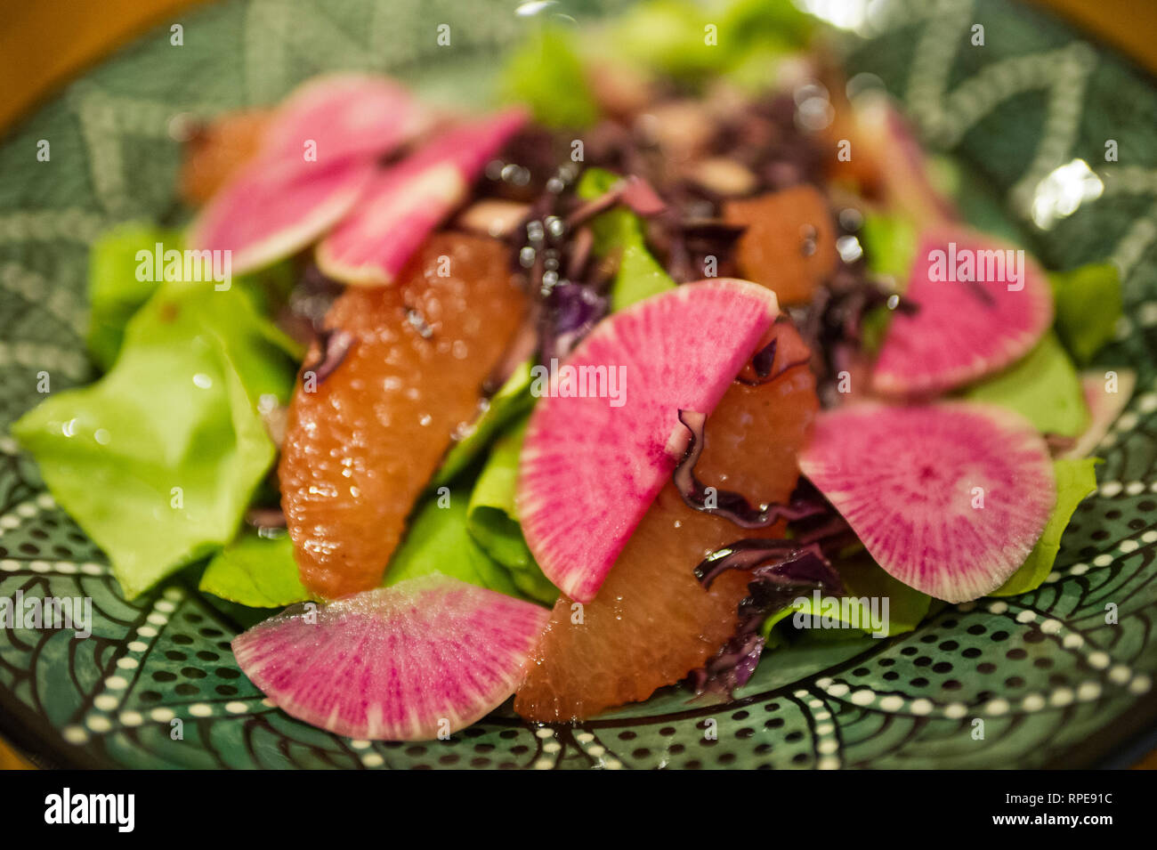 fresh gluten free organic salad Stock Photo