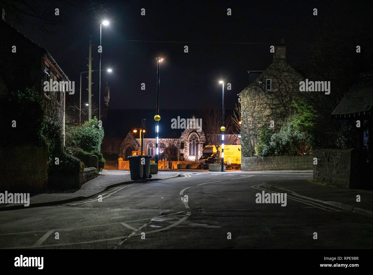 South Yorkshire by Night Stock Photo