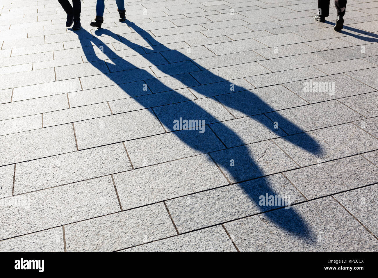 Shadows on the Pavement of Stanmore
