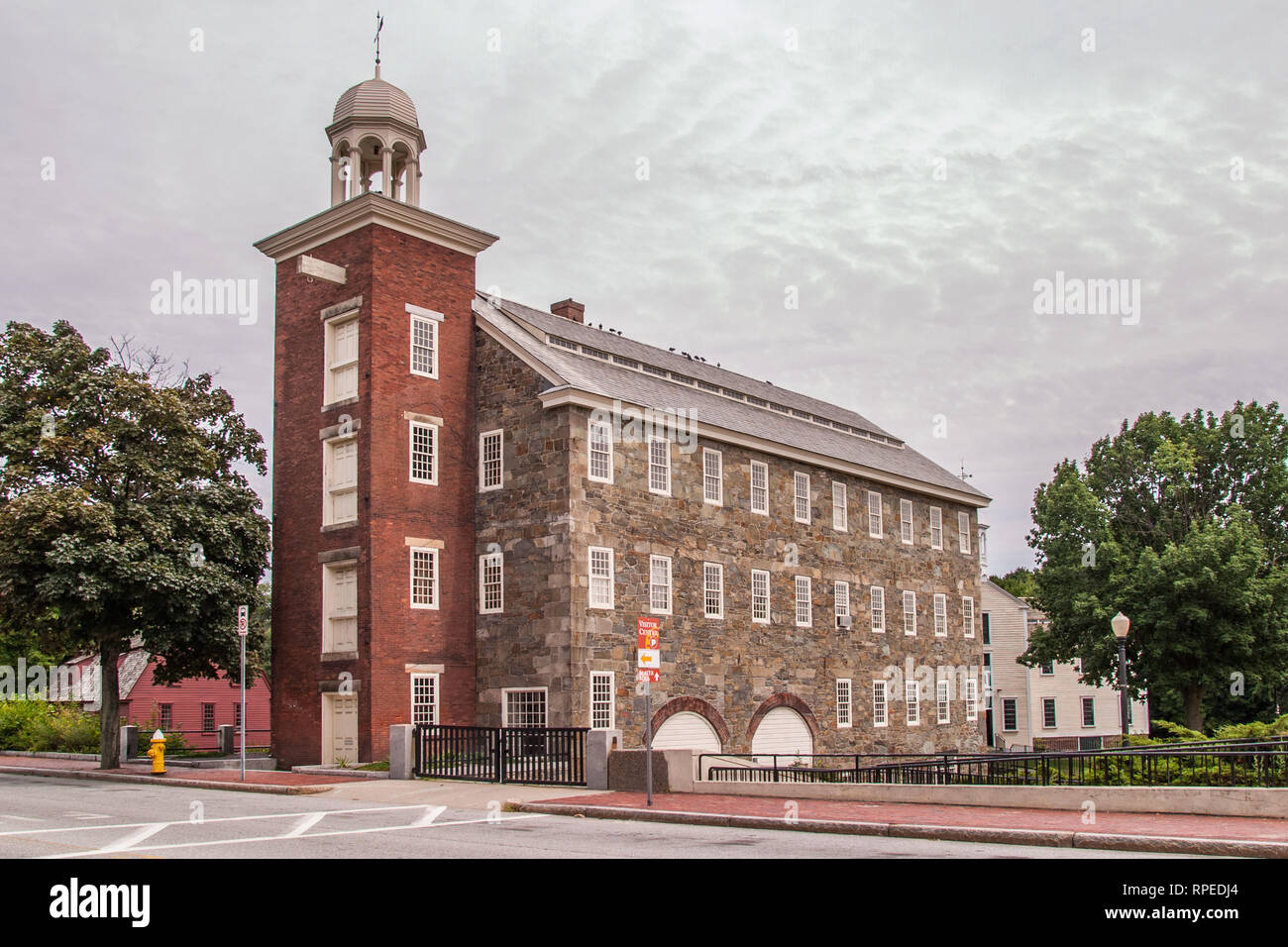 The Old Wilkinson Mill in Pawtucket, RI Stock Photo Alamy