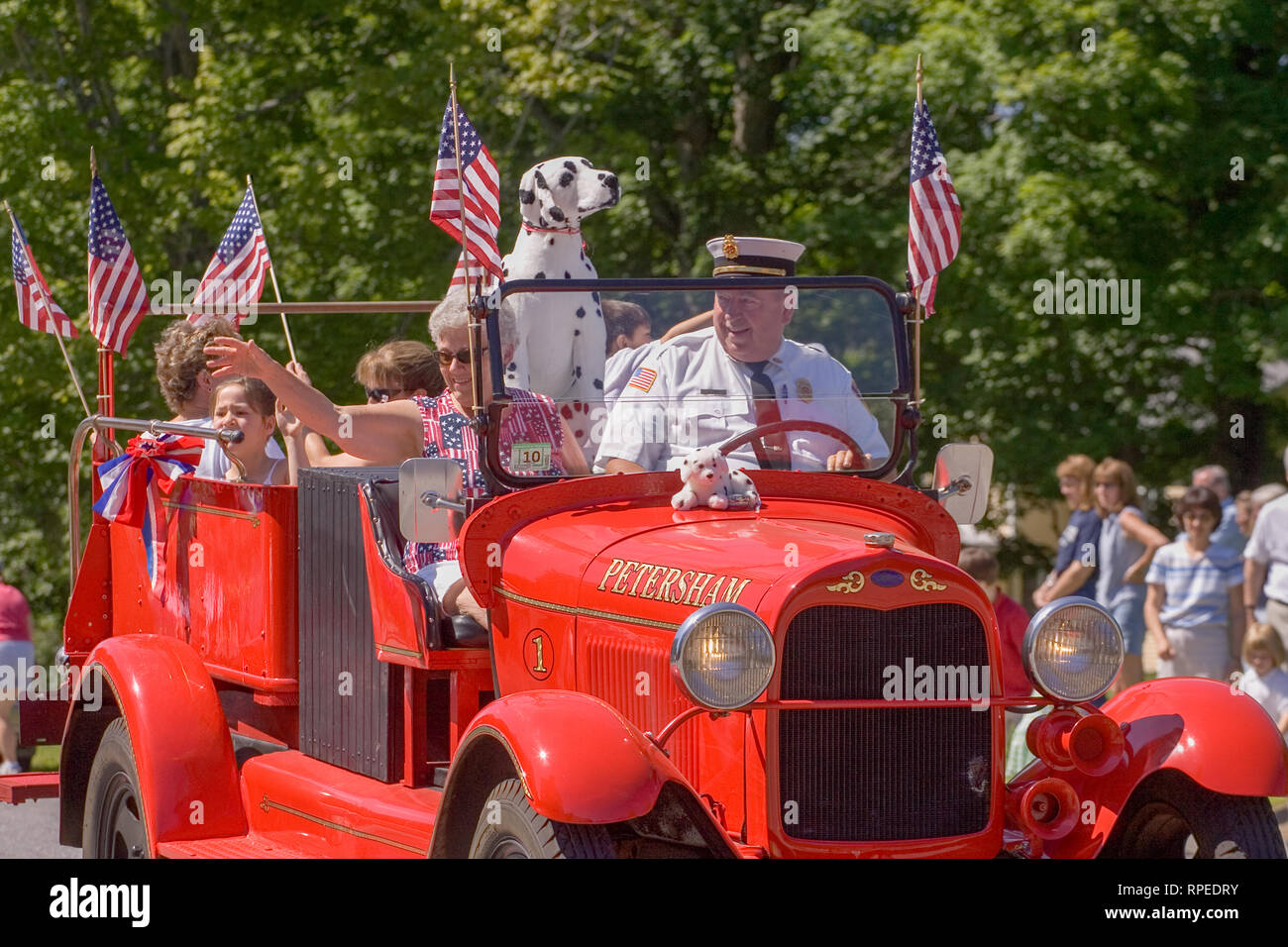 July 4th Parade in Petersham, Massachusetts Stock Photo Alamy