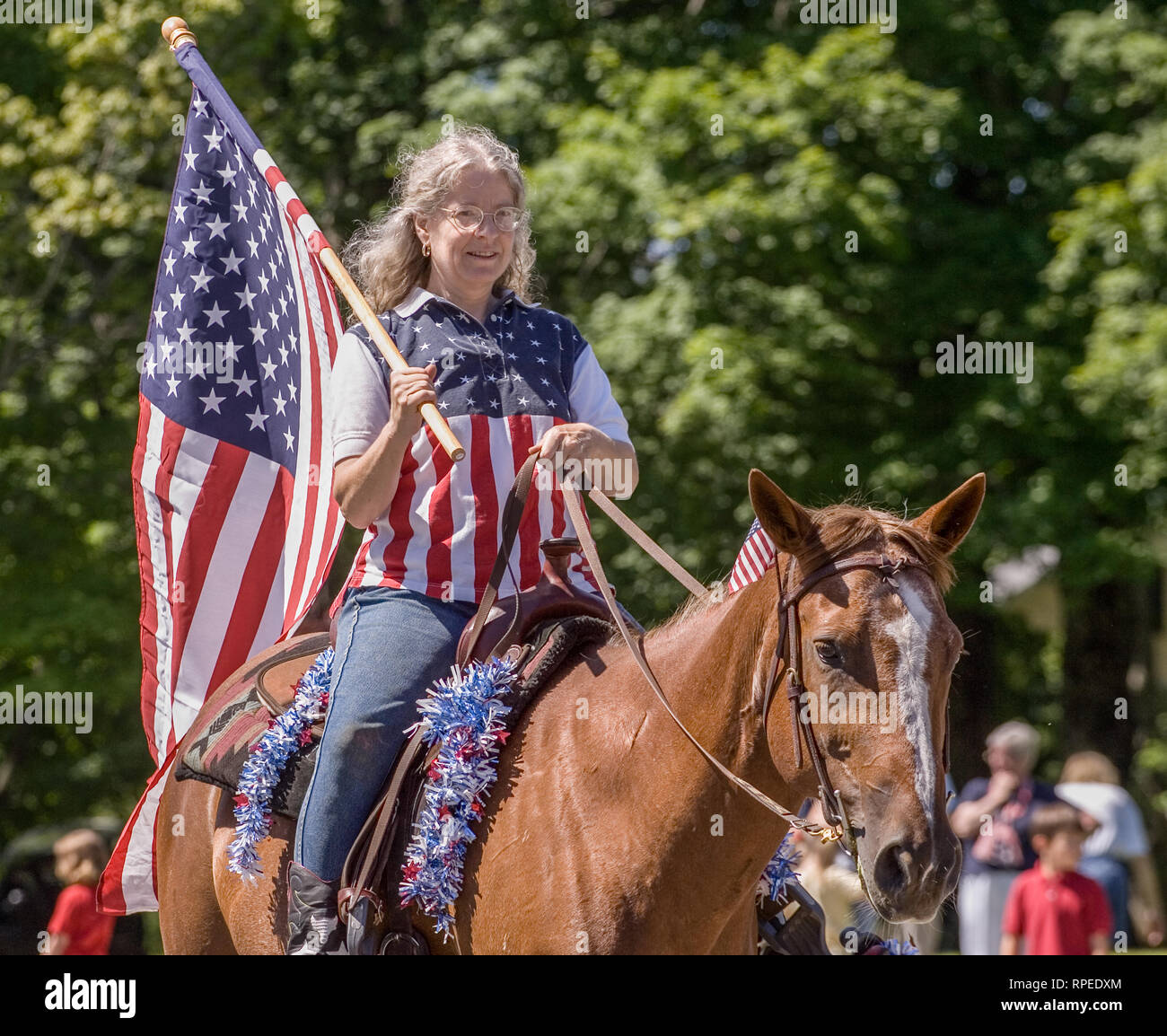 July 4th Parade in Petersham, Massachusetts Stock Photo Alamy