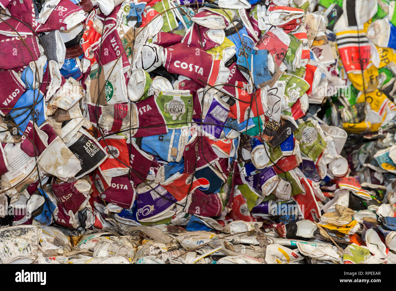 Crushed paper cup hi-res stock photography and images - Alamy