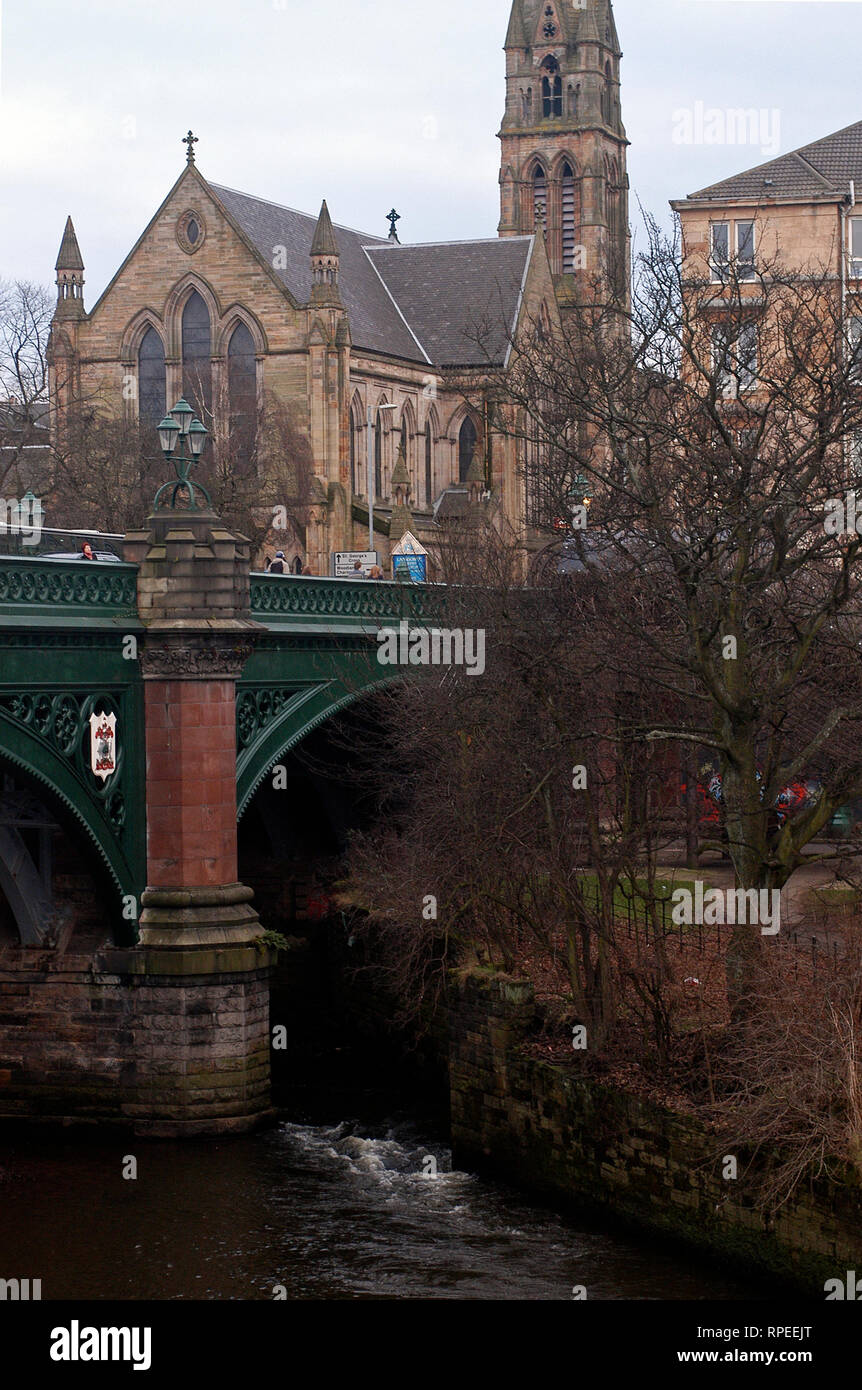 Urbanscape at Kelvinbridge. West End, Glasgow, Scotland, United Kingdom