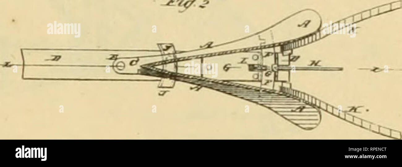 . Allen's digest of plows, with attachments, patented in the United States from A.D. 1789 to January 1883 ... Plows; Patents. ^ifT-S. WTTNGSaSS; IKTENTOB^ A/I'm,,,/,,/,//; J. W, BAKNETT i T J. HOBBS. Sido-Hill Plow. No. 206.070 Patented July 16. 1878. L. E. WILSUN b J. E. MoCANLES. Side-Hill Plow. No. 207.468 Patented Aug. 27. 1878.. Please note that these images are extracted from scanned page images that may have been digitally enhanced for readability - coloration and appearance of these illustrations may not perfectly resemble the original work.. Allen, James T. (James Titus). [Washington, Stock Photo