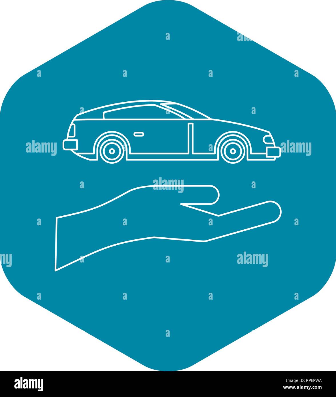 Car Insurance concept icon, outline style Stock Vector Image & Art - Alamy