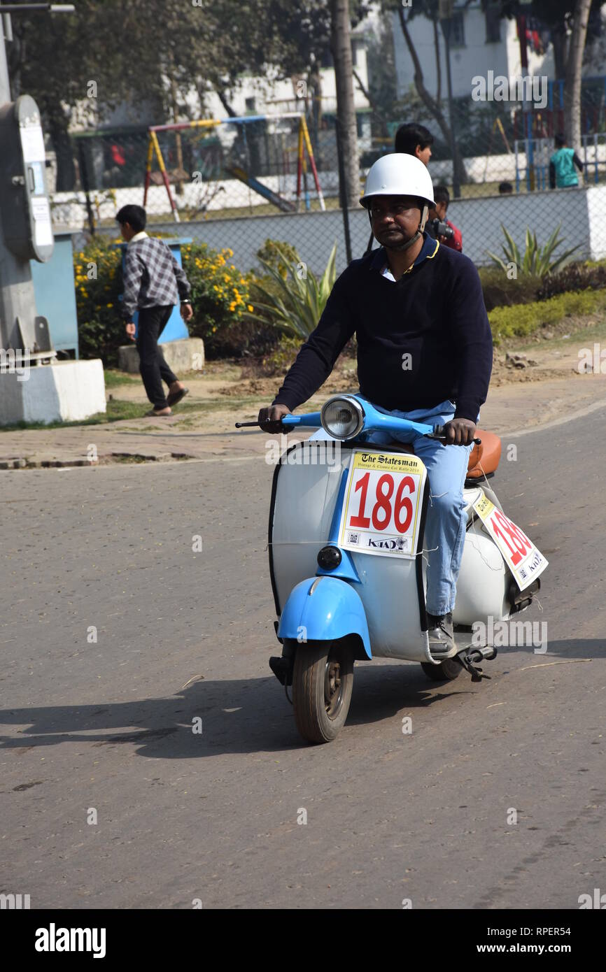 1962 Vespa scooter with 150 cc and 1 cylinder engine. India Stock Photo -  Alamy