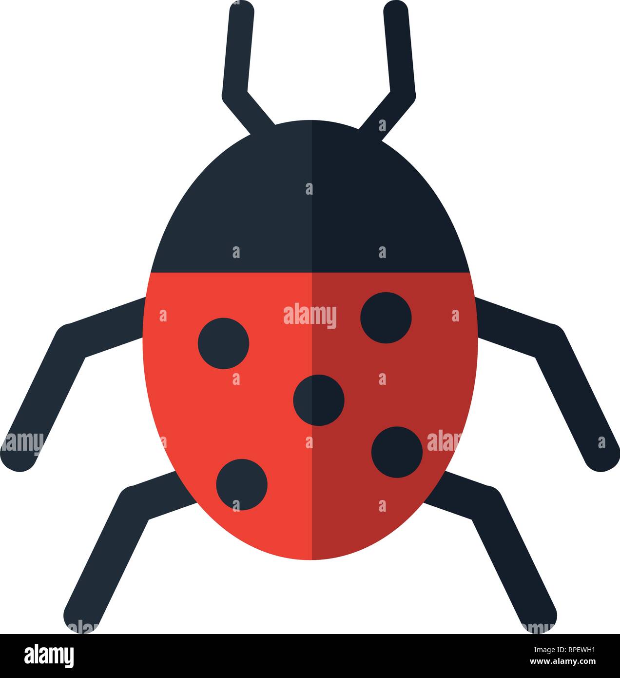 Ladybug virus system symbol Stock Vector Image & Art - Alamy