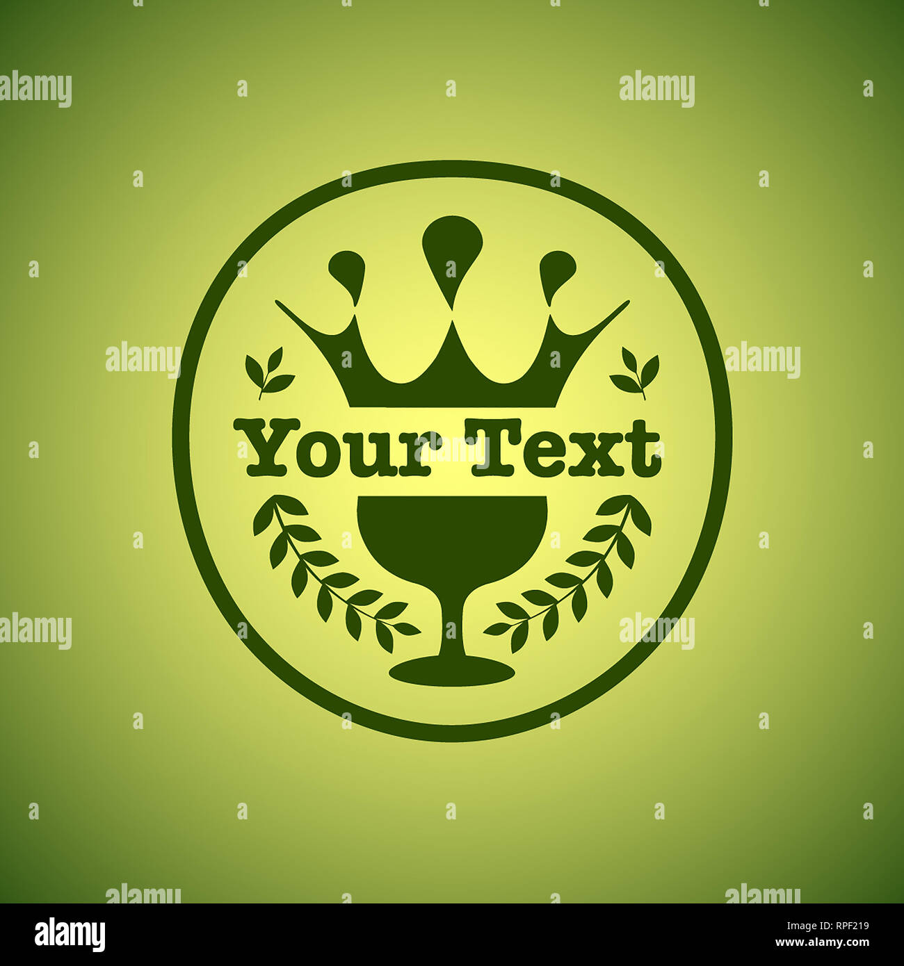 Wine logo design template. Wineglass icon illustration. Wine